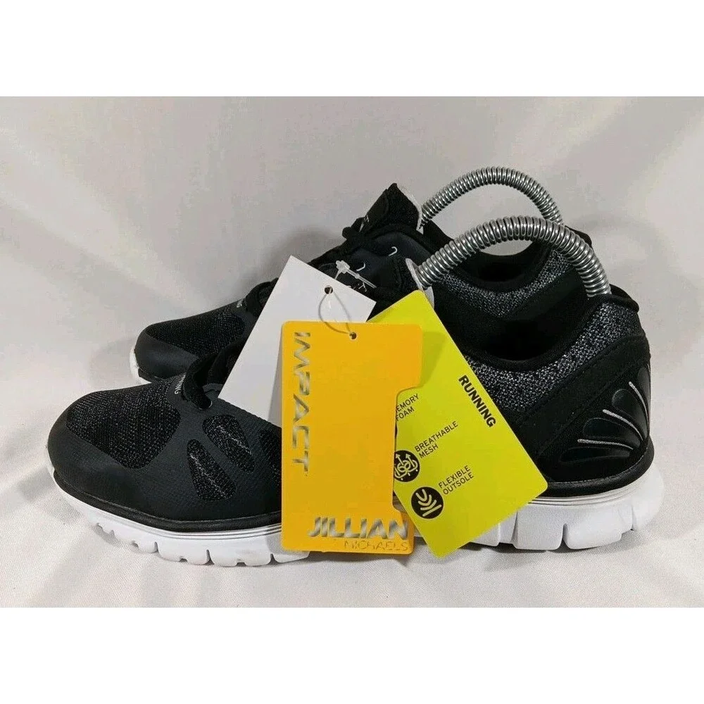 Impact by Jillian Michaels Women's 7 Stride Black Running Shoe Sneaker 79926